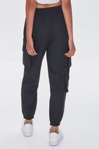 CHARCOAL French Terry Cargo Joggers, image 4