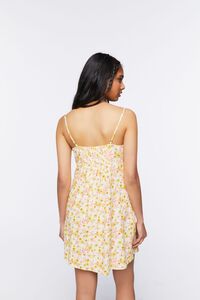 YELLOW/MULTI Floral Print Cami Mini Dress, image 3