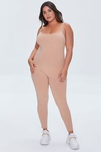 WALNUT Plus Size Fitted Cami Jumpsuit, image 4