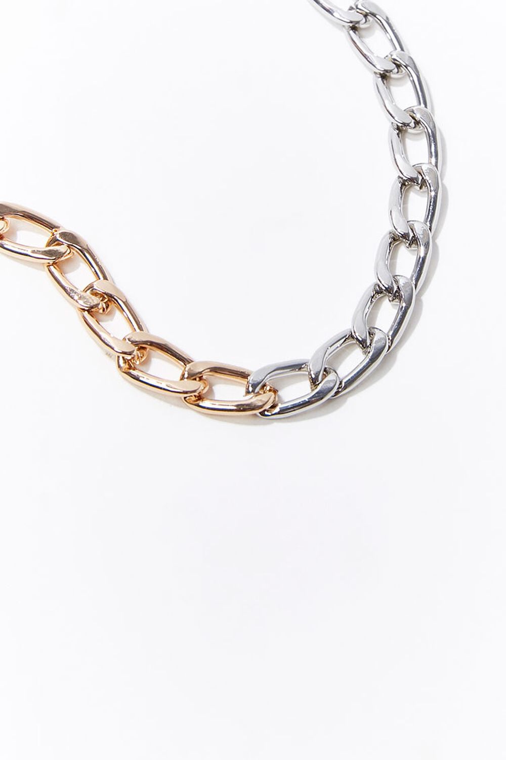 GOLD/SILVER Duo-Tone Chain Bracelet, image 1