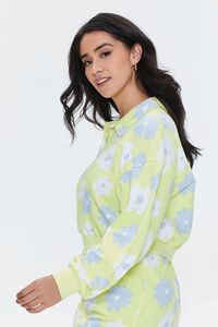 YELLOW/MULTI Plus Size Floral Print Pullover, image 3
