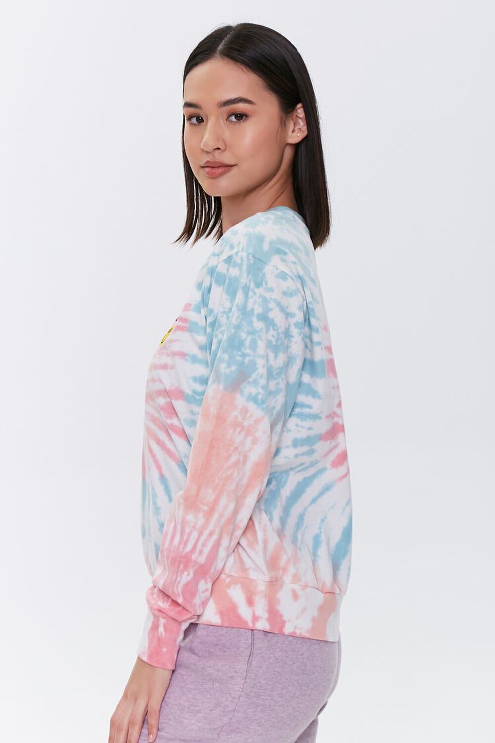 PINK/MULTI Too Close Graphic Tie-Dye Tee, image 2