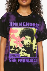 BLACK/MULTI Jimi Hendrix Tie-Dye Graphic Tee, image 5