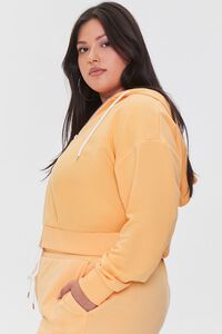 CANTALOUPE Plus Size French Terry Zip-Up Hoodie, image 2