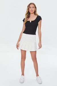 CREAM Corduroy Drop Waist Mini Skirt, image 5