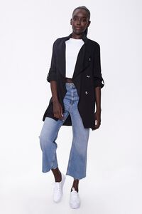 Double-Breasted Duster Jacket, image 4