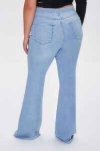 MEDIUM DENIM Plus Size Curvy Flare Jeans, image 4