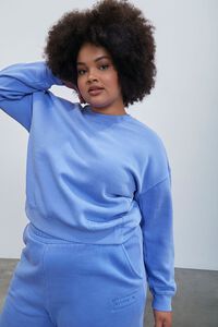 BLUE Plus Size Pantone Pullover, image 2
