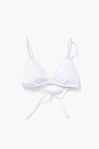 WHITE Triangle Bikini Top, image 4