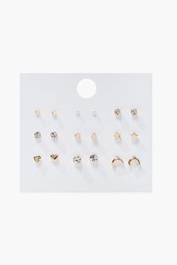 GOLD Assorted Stud Earring Set, image 1