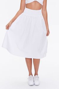WHITE Sweetheart Crop Top & Skirt Set, image 4