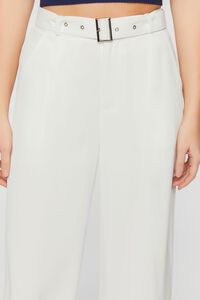 Belted High-Rise Wide-Leg Trousers, image 5