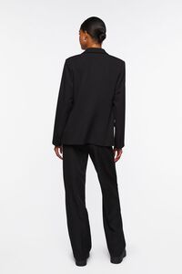 BLACK Double-Breasted Suit Blazer & Pants Set, image 3