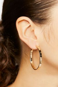 GOLD Upcycled Hoop Earrings, image 1