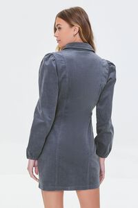 NAVY Corduroy Button-Front Mini Dress, image 3