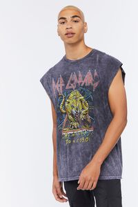 BLACK/MULTI Def Leppard Graphic Muscle Tee, image 6