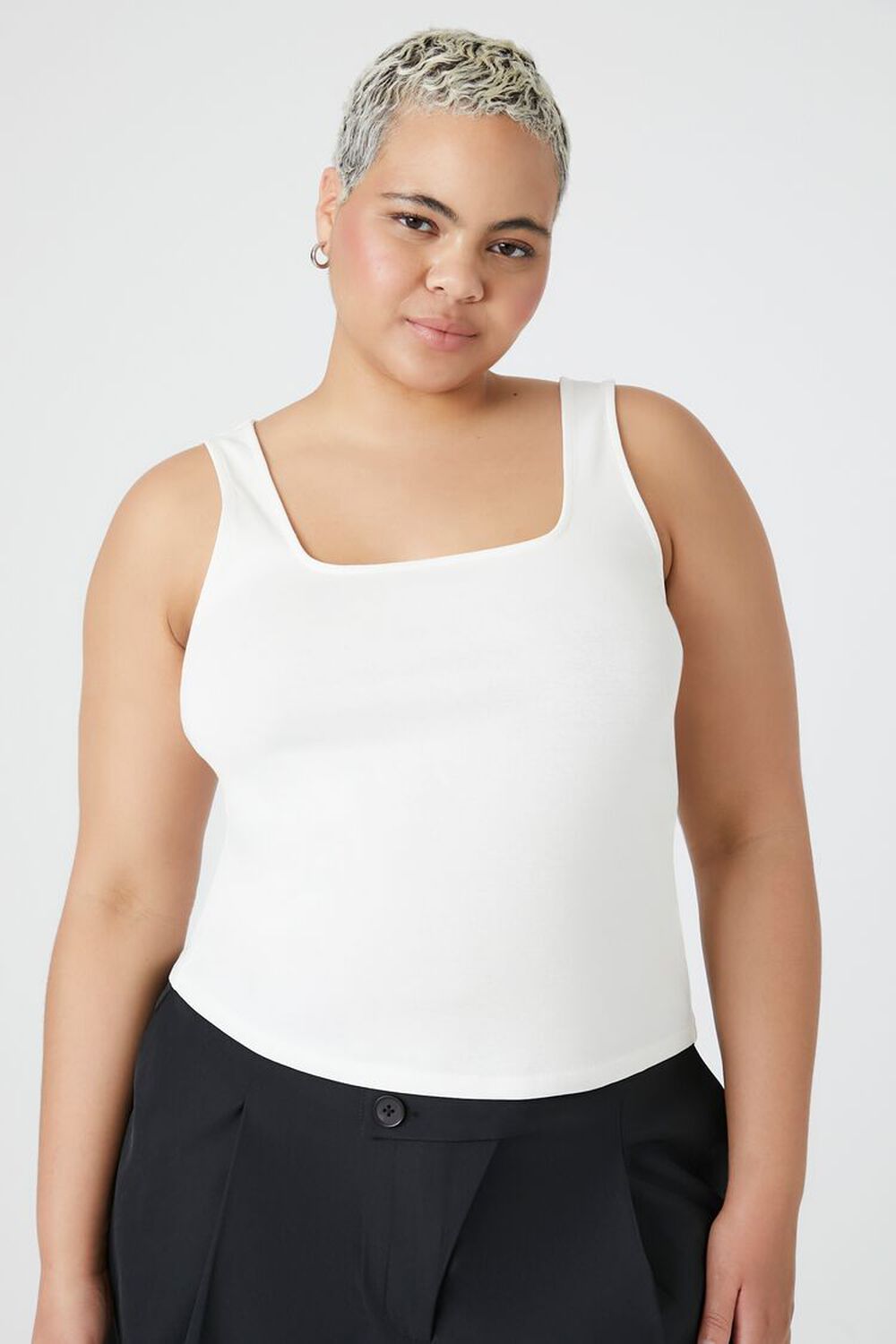 Plus Size Jersey Knit Tank Top | Forever 21