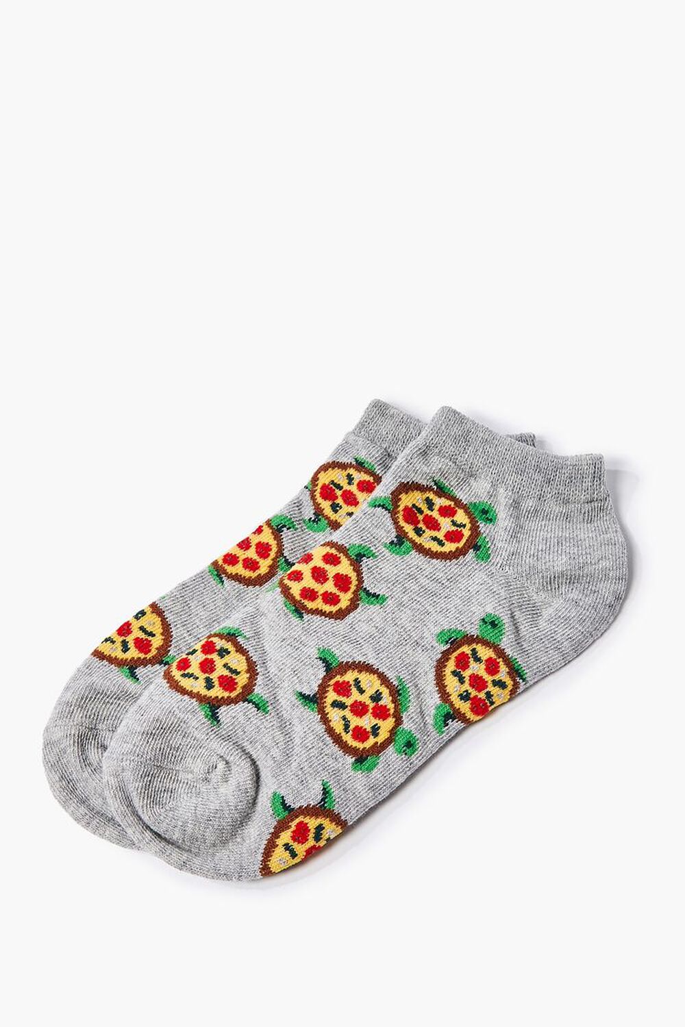 Pizza Print Ankle Socks, image 2