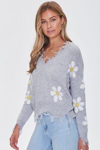 Distressed Daisy Sweater, image 1