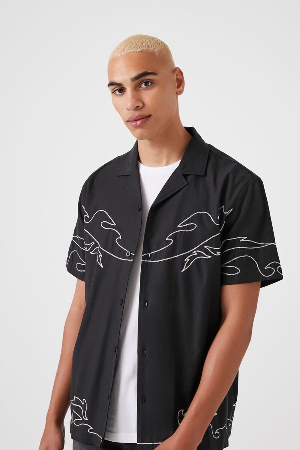 Givenchy Icarus Silk Hawaiian Shirt