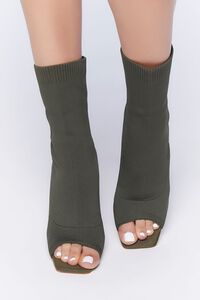 OLIVE Open-Toe Sock Booties, image 4