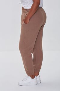 CAMEL Plus Size French Terry Joggers, image 3