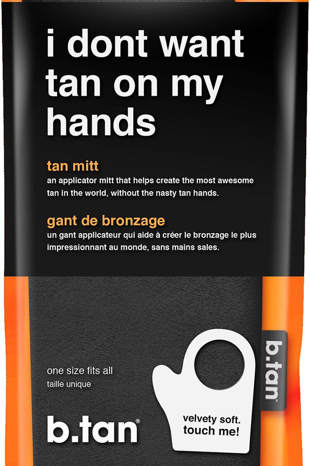 BLACK b.tan I Dont Want Tan On My Hands Tan Mitt, image 1