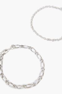 SILVER Chain Anklet Set, image 1