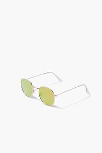GOLD/GOLD Round Tinted Sunglasses, image 4