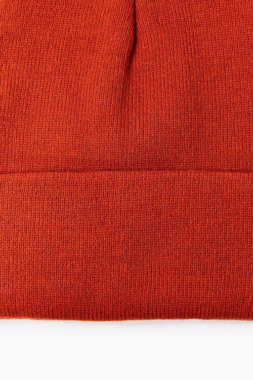 RUST Foldover Knit Beanie, image 2