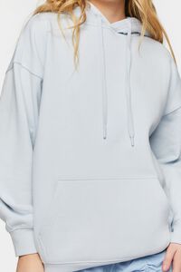 MISTY BLUE Organically Grown Cotton Hoodie, image 5