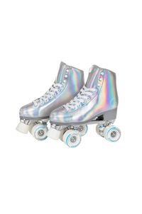 WHITE/MULTI Donna Quad Roller Skates, image 5