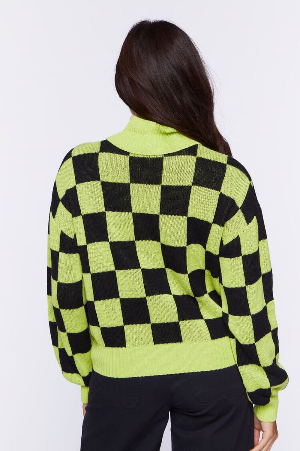 GREEN/MULTI Grinch Graphic Turtleneck Sweater, image 3