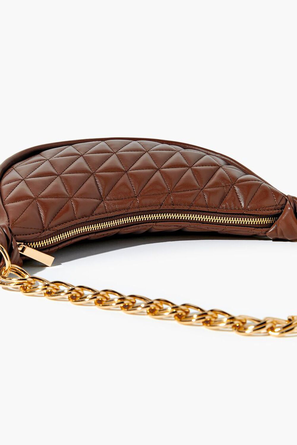 Quilted Faux Leather Shoulder Bag