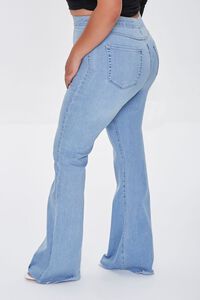 MEDIUM DENIM Plus Size Curvy Flare Jeans, image 3