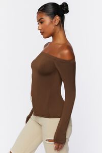 CHOCOLATE Asymmetrical Off-the-Shoulder Top, image 2