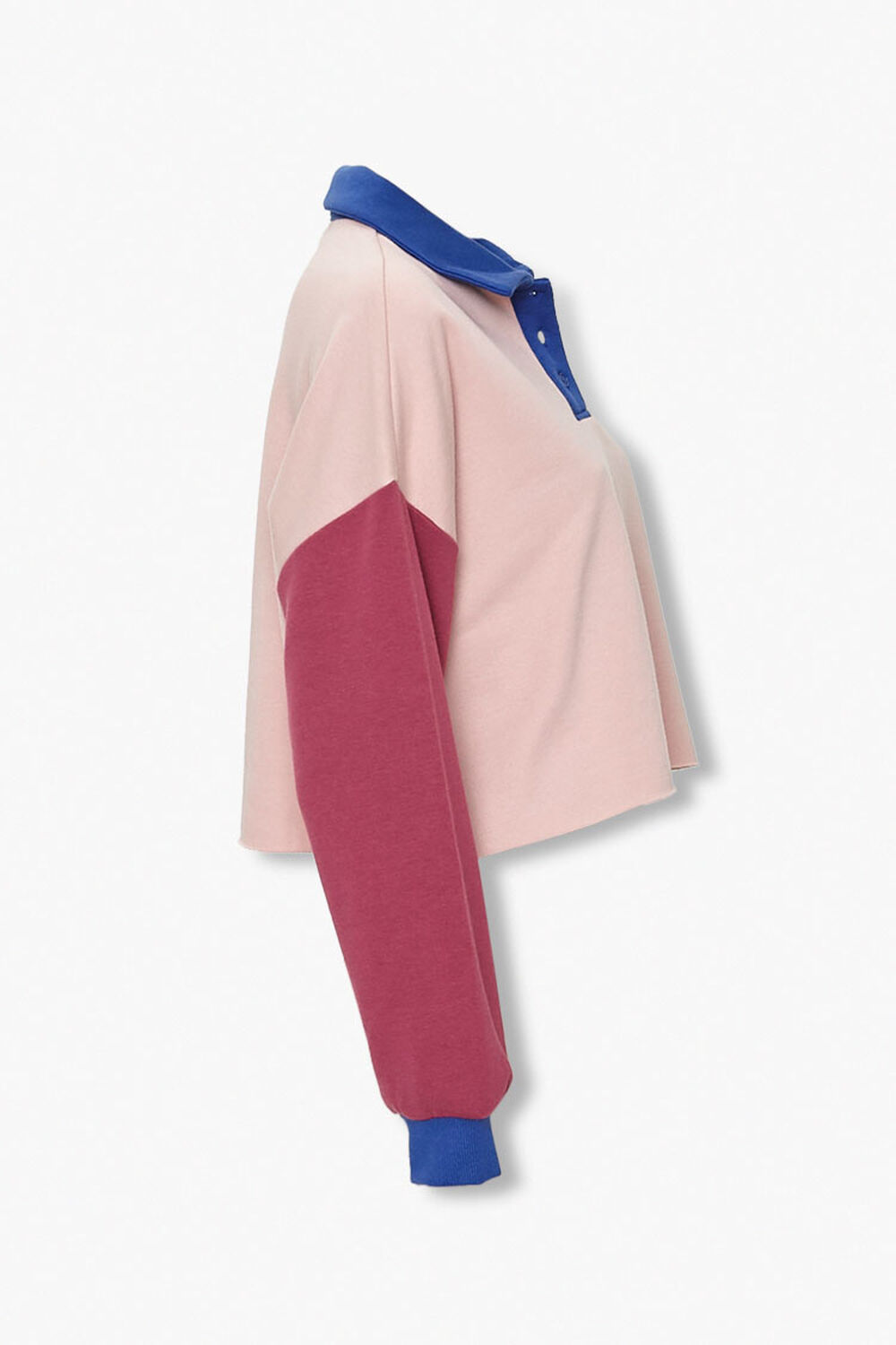 Colorblock Long-Sleeve Polo Shirt