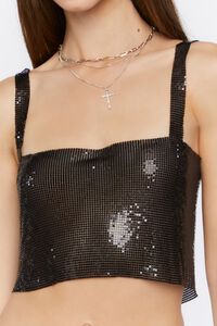 Open-Back Chainmail Crop Top, image 5