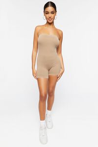 TAUPE Seamless Strapless Romper, image 4