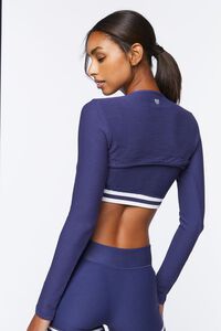 NAVY Active Seamless Super Cropped Top, image 3