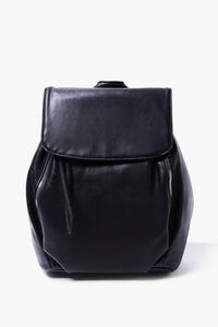 Faux Leather Backpack, image 1