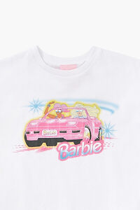 WHITE/MULTI Girls Barbie® Graphic Tee (Kids), image 3