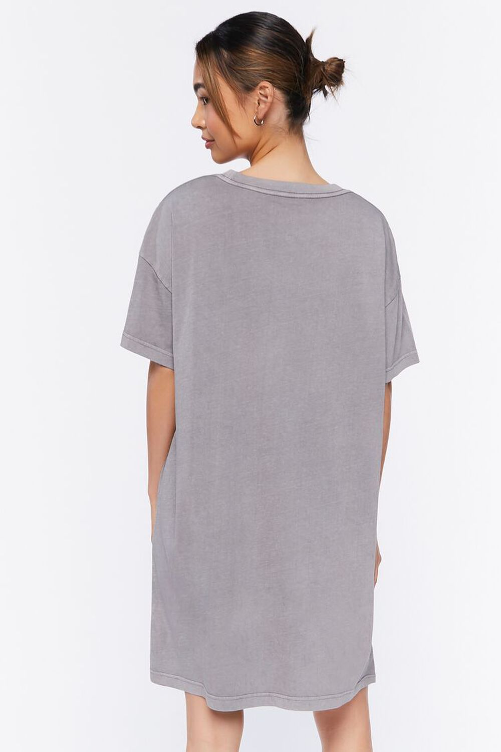 GREY/MULTI Def Leppard Graphic T-Shirt Dress, image 3