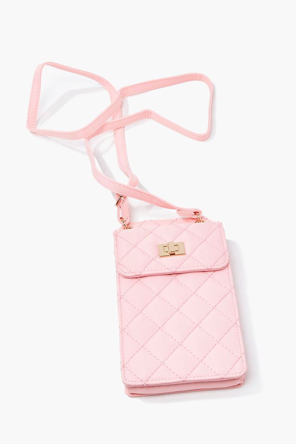 PINK Quilted Crossbody Bag, image 3