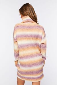 TAN/MULTI Striped Mini Sweater Dress, image 3