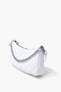 WHITE Quilted Shoulder Bag, image 2