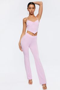 WISTERIA Jersey Knit High-Rise Pants, image 5