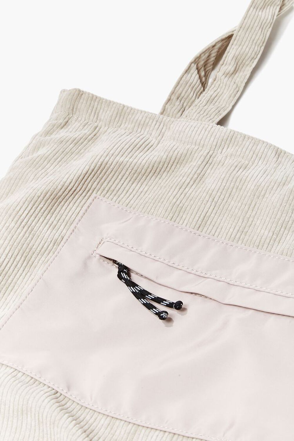 WHITE Zip-Pocket Tote Bag, image 3