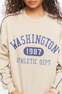 TAUPE/MULTI Washington Graphic Athletic Pullover, image 5