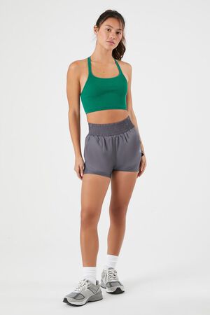 Seamless Caged-back Sports Bras